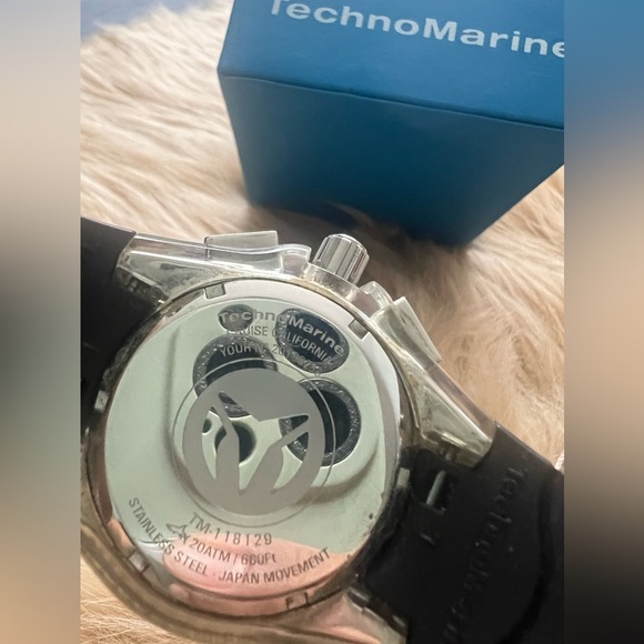 Technomarine Cruise California Chronograph Quartz Black Dial Ladies Watch - Picture 3 of 5